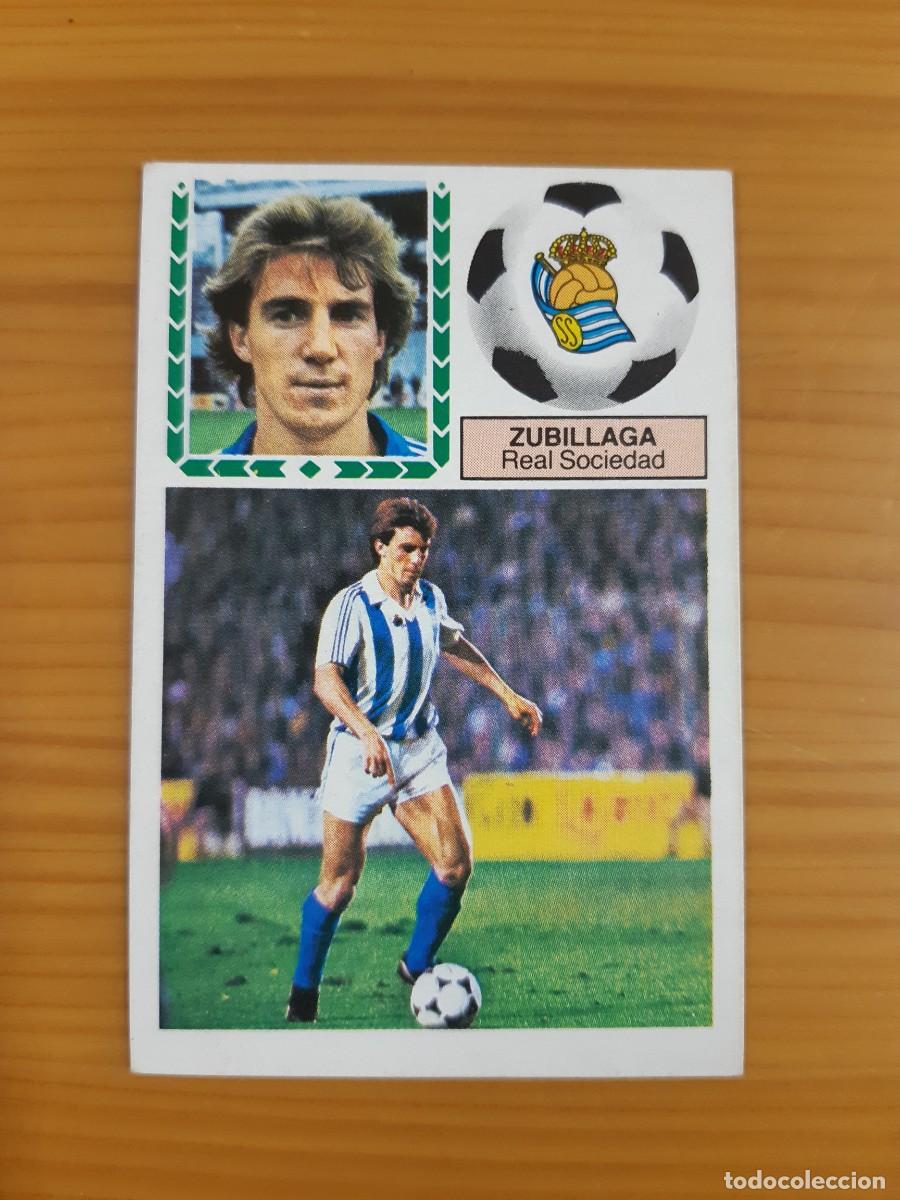 Cromos de f&uacute;tbol: Zubillaga (Real Sociedad) Liga 83-84 ESTE. Nunca pegado, sin pegar