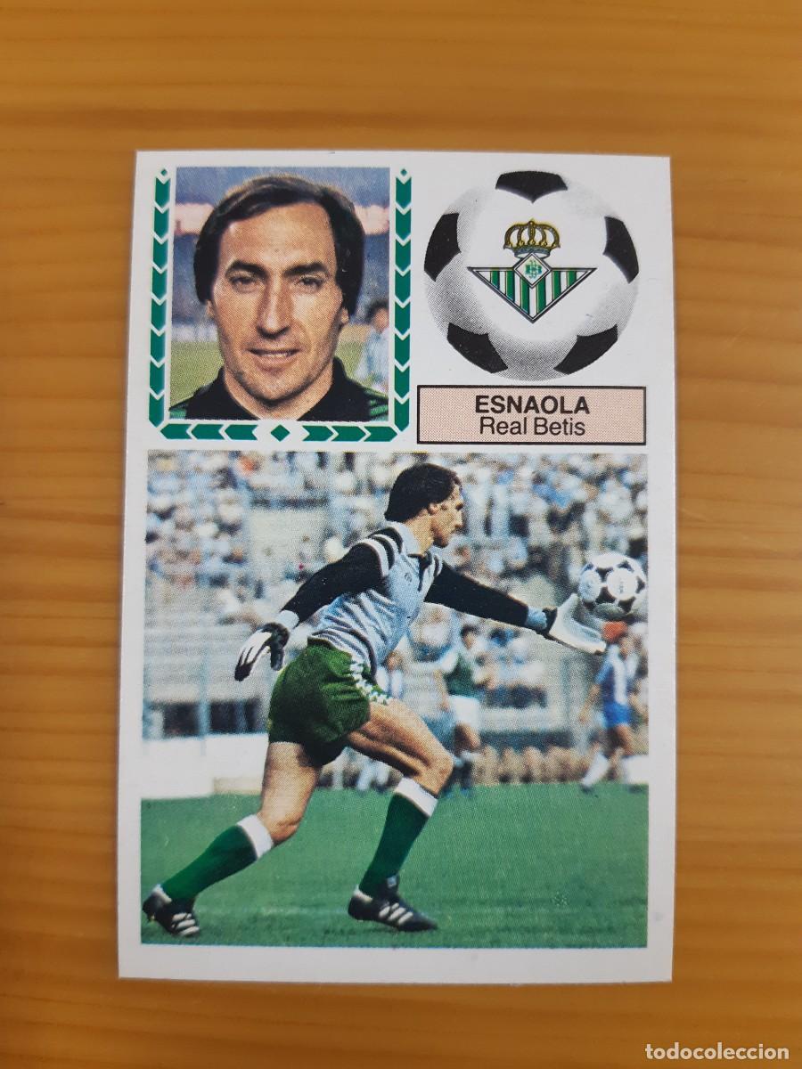 Cromos de f&uacute;tbol: Esnaola (Betis) Liga 83-84 ESTE. Nunca pegado, sin pegar