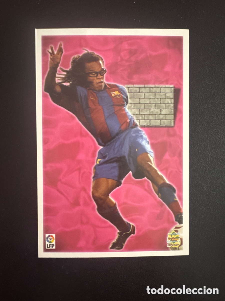 Cromos de f&uacute;tbol: DAVIDS BARCELONA N&Uacute;MERO 100 TOP LIGA 2004