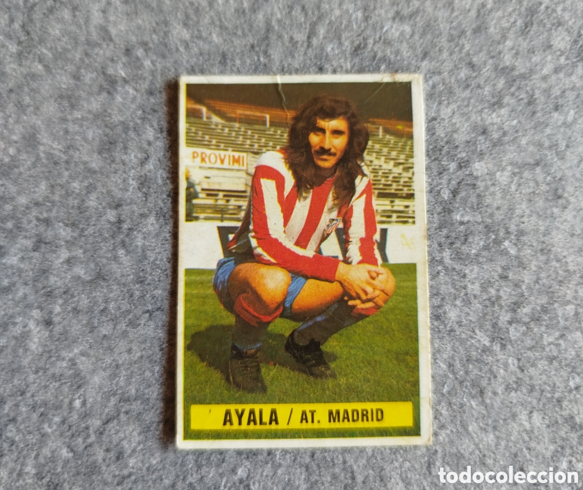 Cromos de f&uacute;tbol: DESPEGADO AYALA ATL&Eacute;TICO DE MADRID 74 75 1974 1975 EDICIONES ESTE CROMO