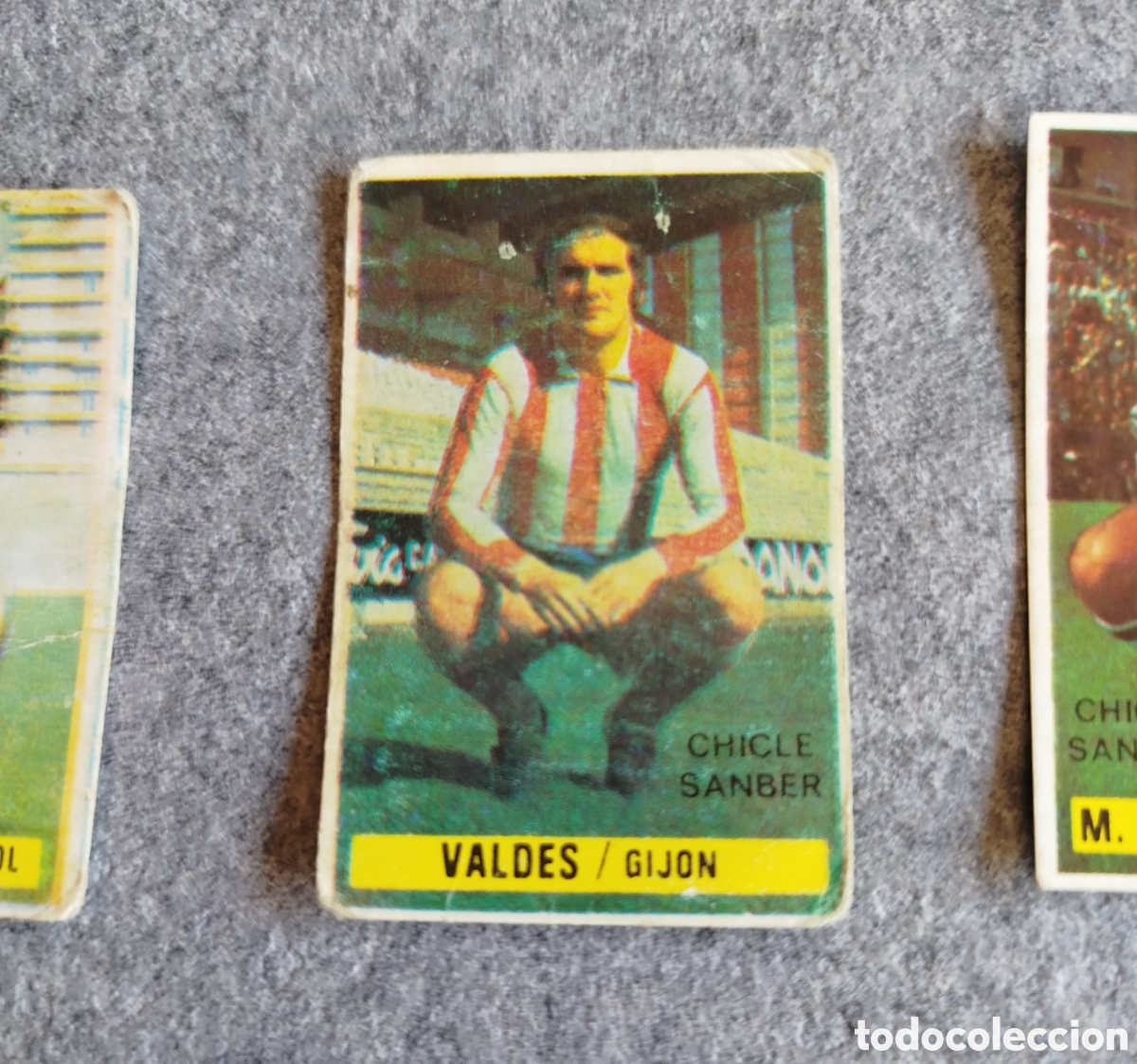 Cartes &agrave; collectionner de Football: CHICLE SANBER VALDES SPORTING DE GIJON 74 75 1974 1975 EDICIONES ESTE CROMO