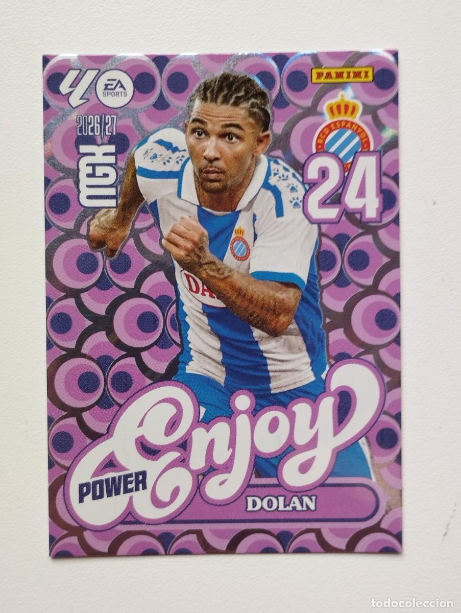 Cromos de Futebol: CROMO CARD 2026 2027 MEGACRACKS 27 26 MGK PANINI ENJOY POWER DOLAN 382P 382 P ESPANYOL