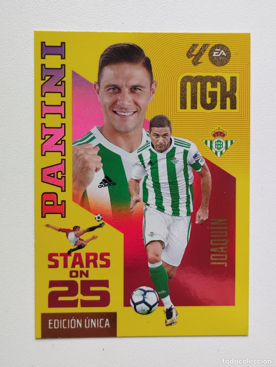 Cromos de f&uacute;tbol: CROMO CARD 2026 2027 MEGACRACKS 27 26 MGK PANINI STARS ON 25 EDICION UNICA JOAQUIN 431 BETIS