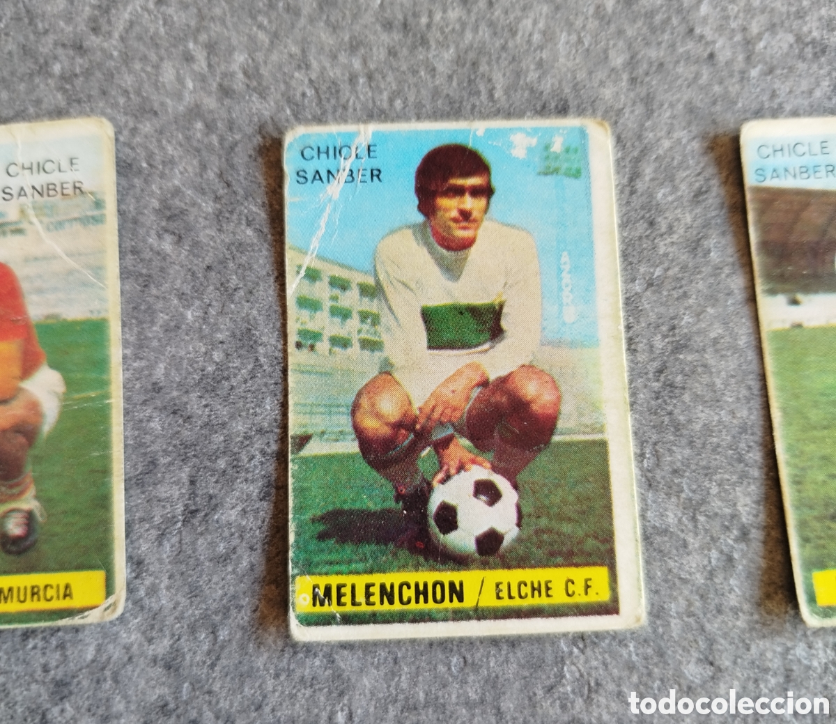 Cromos de f&uacute;tbol: CHICLE SANBER SIN PEGAR MELENCHON ELCHE 74 75 1974 1975 EDICIONES ESTE CROMO NUEVO NUNCA PEGADO