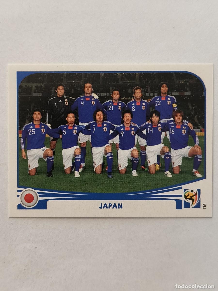 Cromos de f&uacute;tbol: #372 ALINEACION (JAPON) MUNDIAL SUDAFRICA 2010 PANINI