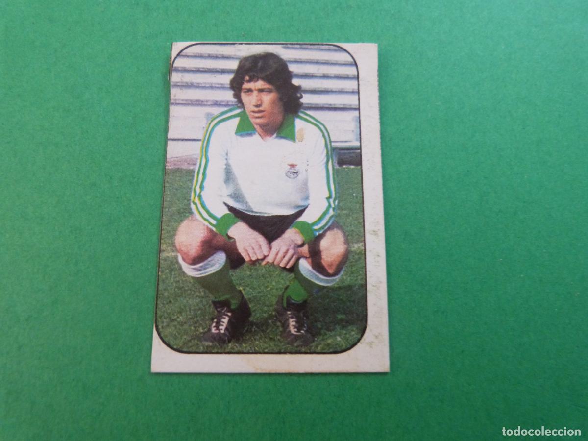 Cromos de f&uacute;tbol: CROMO F&Uacute;TBOL GE&Ntilde;UPI RACING DE SANTANDER DESPEGADO LIGA ESTE 1976-1977/76-77