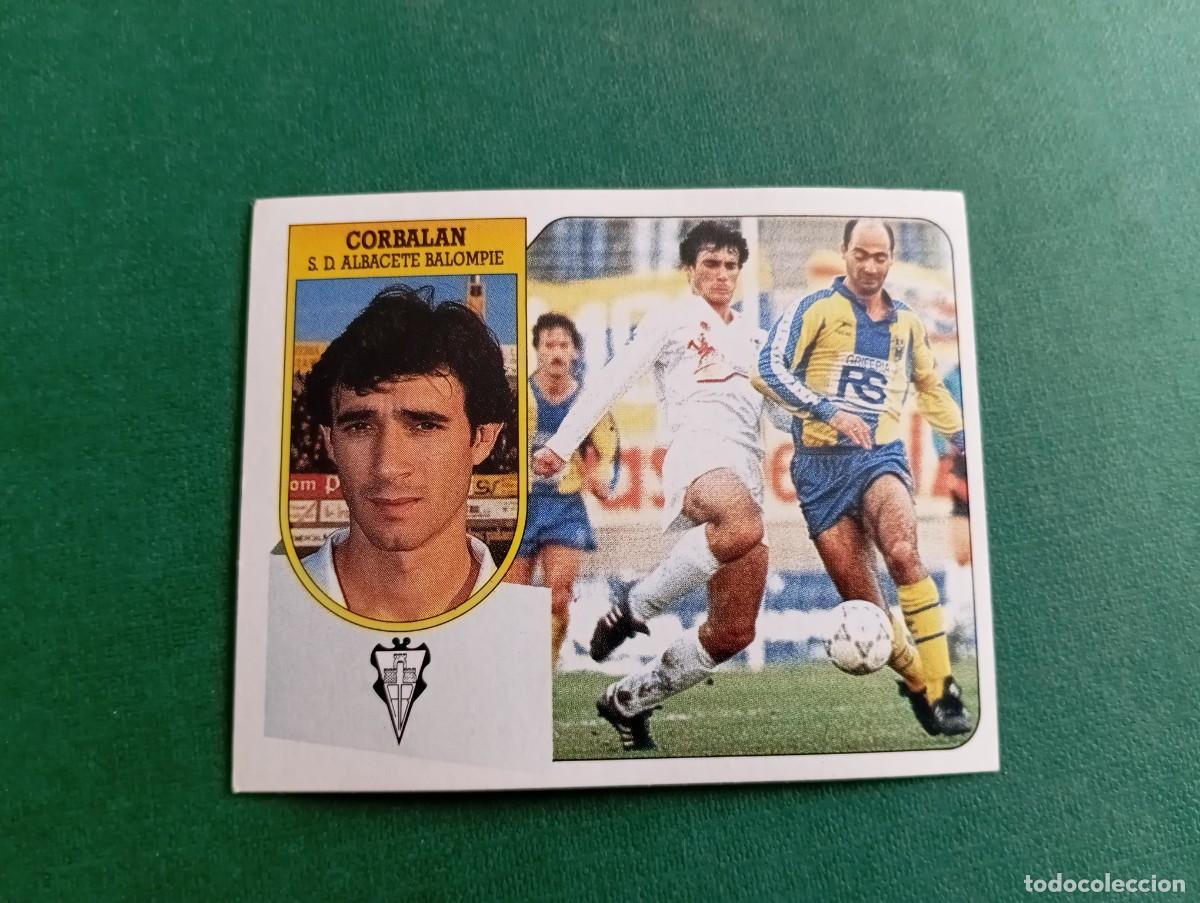 Cromos de f&uacute;tbol: Liga Este 1991 1992 91 92 ALBACETE BALOMPI&Eacute; CORBALAN NUNCA PEGADO