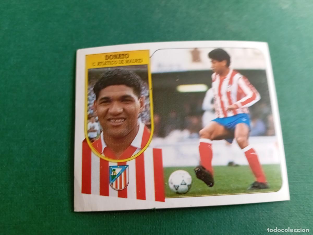 Football Stickers: Liga Este 1991 1992 91 92 ATL&Eacute;TICO MADRID DONATO NUNCA PEGADO