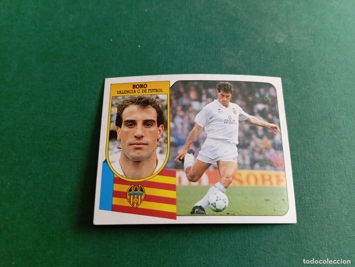 Figurine di Calcio: Liga Este 1991 1992 91 92 VALENCIA CF BORO NUNCA PEGADO