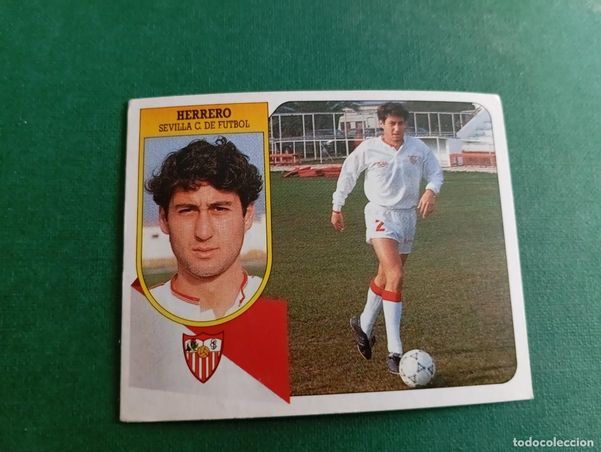 Figurine di Calcio: Liga Este 1991 1992 91 92 SEVILLA FC HERRERO NUNCA PEGADO