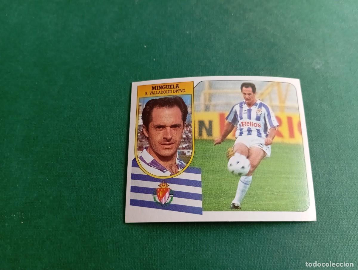 Figurine di Calcio: Liga Este 1991 1992 91 92 VALLADOLID CF MINGUELA NUNCA PEGADO