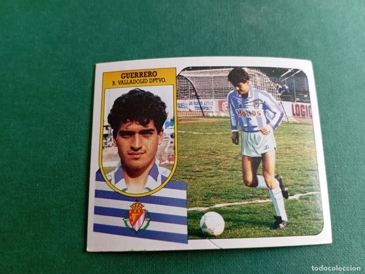 Figurine di Calcio: Liga Este 1991 1992 91 92 VALLADOLID CF GUERRERO NUNCA PEGADO Fichajes 6