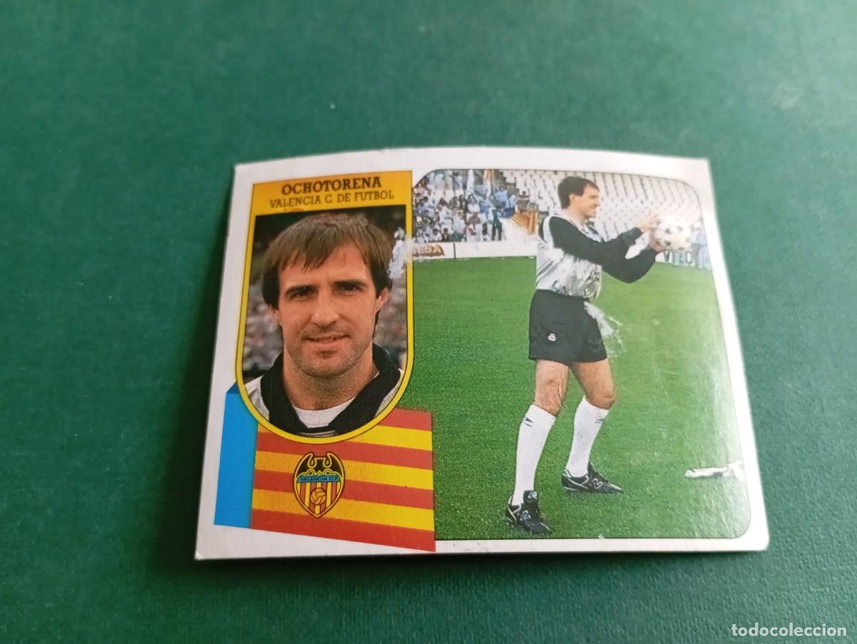 Figurine di Calcio: Liga Este 1991 1992 91 92 VALENCIA CF OCHOTORENA NUNCA PEGADO