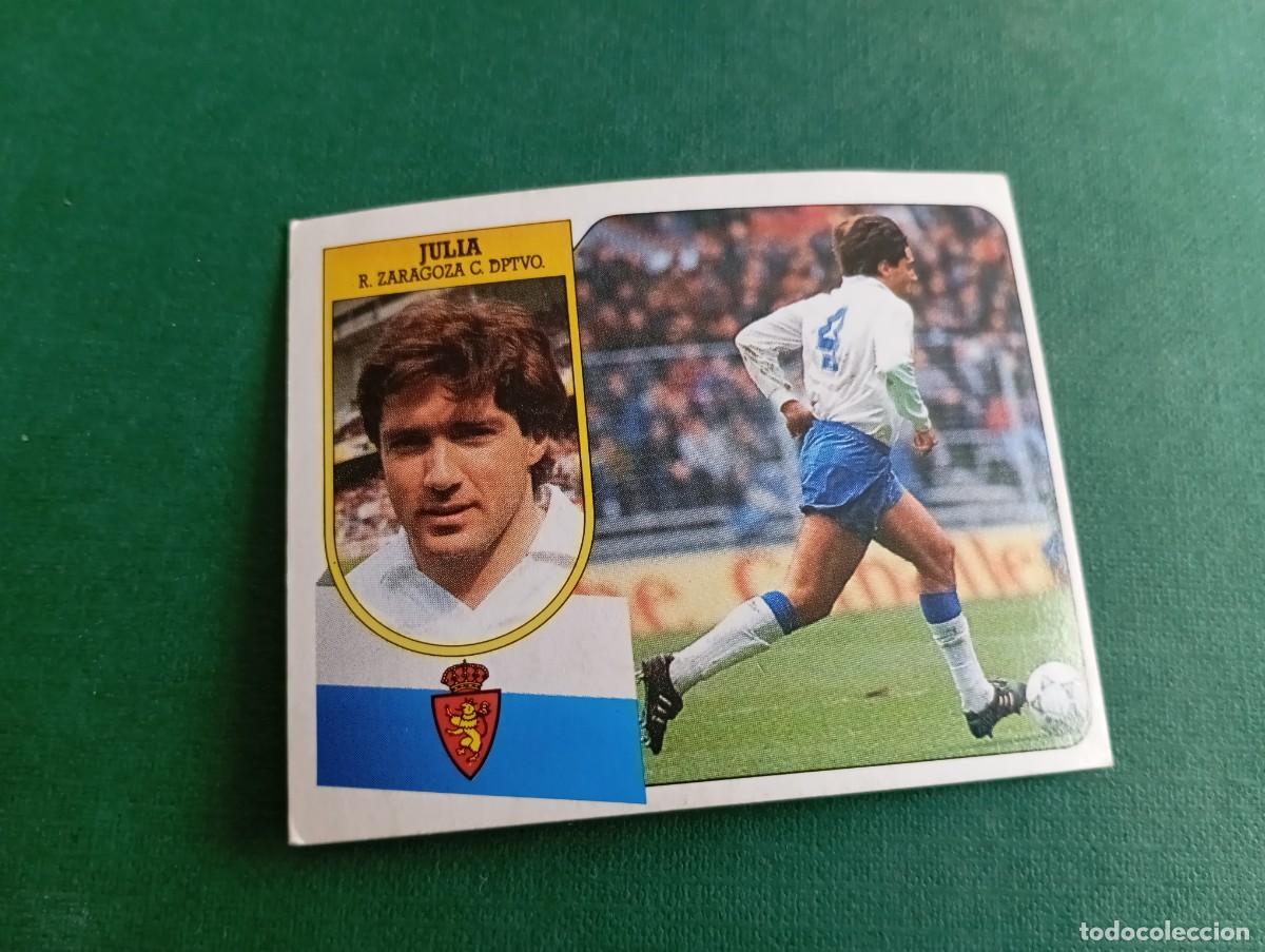Figurine di Calcio: Liga Este 1991 1992 91 92 REAL ZARAGOZA JULIA NUNCA PEGADO