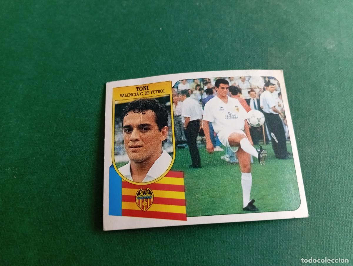 Figurine di Calcio: Liga Este 1991 1992 91 92 VALENCIA CF TONI NUNCA PEGADO