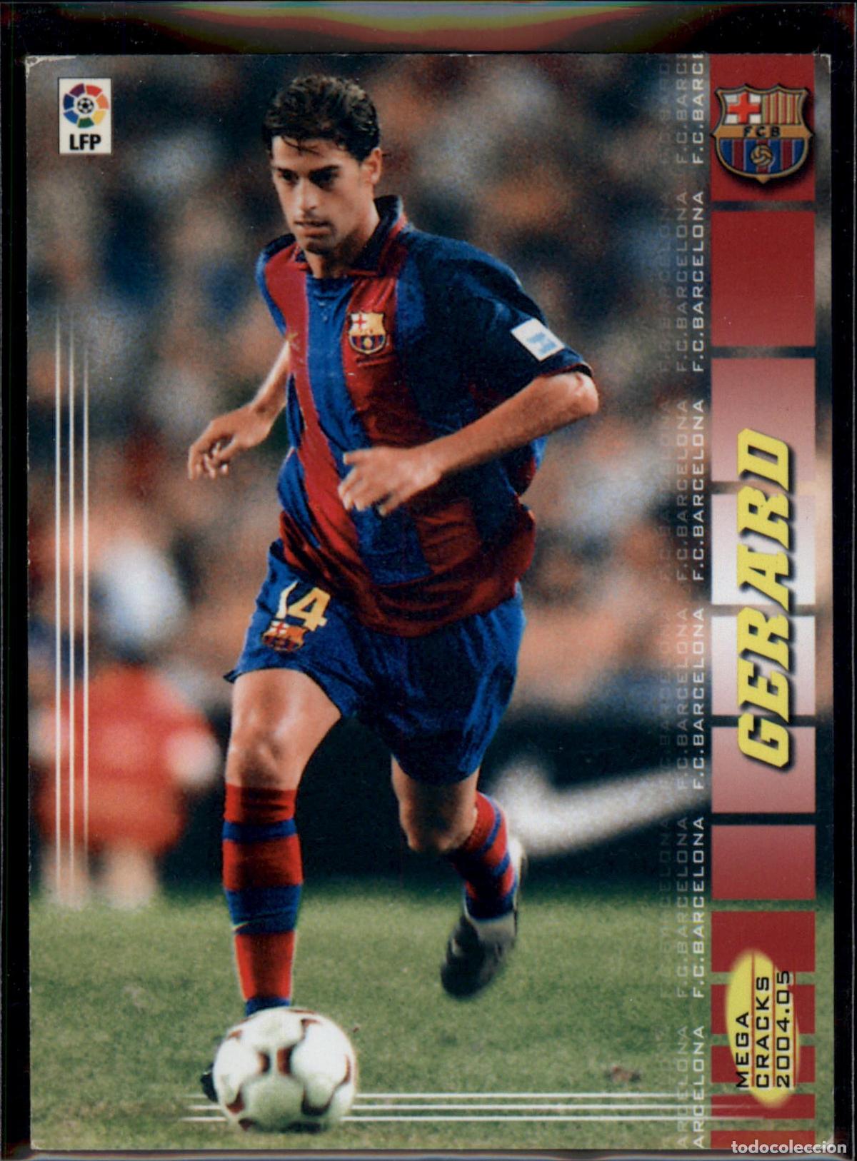 Cromos de f&uacute;tbol: Gerard L&oacute;pez N&ordm; 65 Bar&ccedil;a (Barcelona) La Liga LFP Megacracks 2004 2005 Panini 04 05