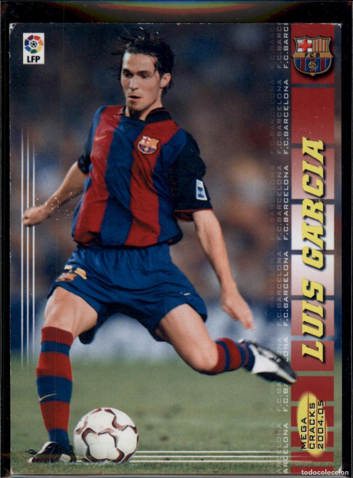 Cromos de f&uacute;tbol: Luis Garc&iacute;a N&ordm; 70 Bar&ccedil;a (Barcelona) La Liga LFP Megacracks 2004 2005 Panini 04 05