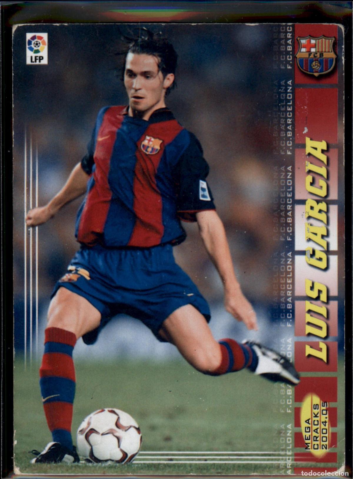 Cromos de f&uacute;tbol: Luis Garc&iacute;a N&ordm; 70 Bar&ccedil;a (Barcelona) La Liga LFP Megacracks 2004 2005 Panini 04 05