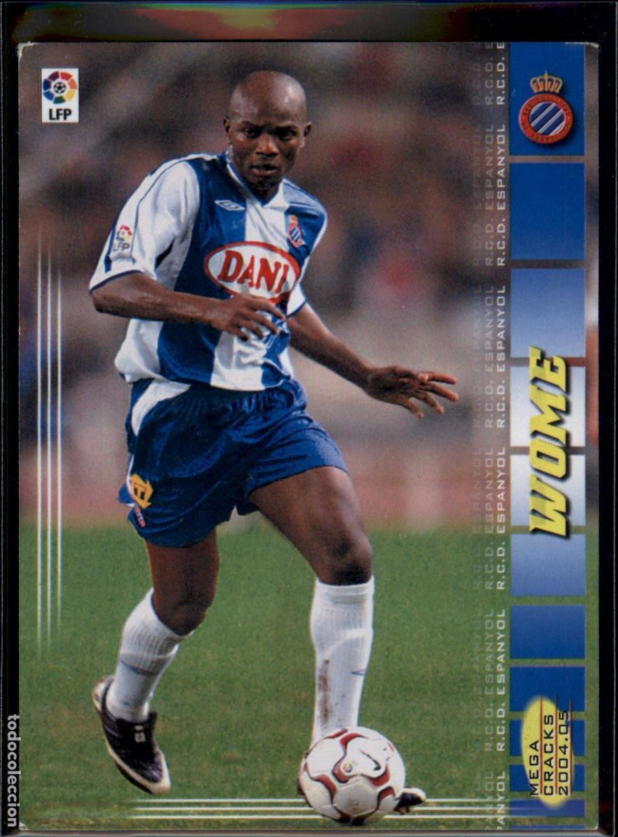 Cromos de f&uacute;tbol: Wome N&ordm; 115 RCD Espanyol La Liga LFP Megacracks 2004 2005 Panini 04 05