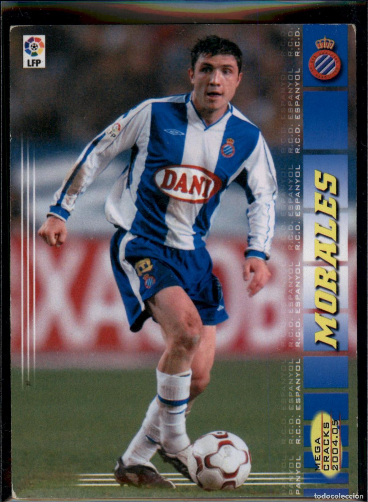 Cromos de f&uacute;tbol: Morales N&ordm; 118 RCD Espanyol La Liga LFP Megacracks 2004 2005 Panini 04 05