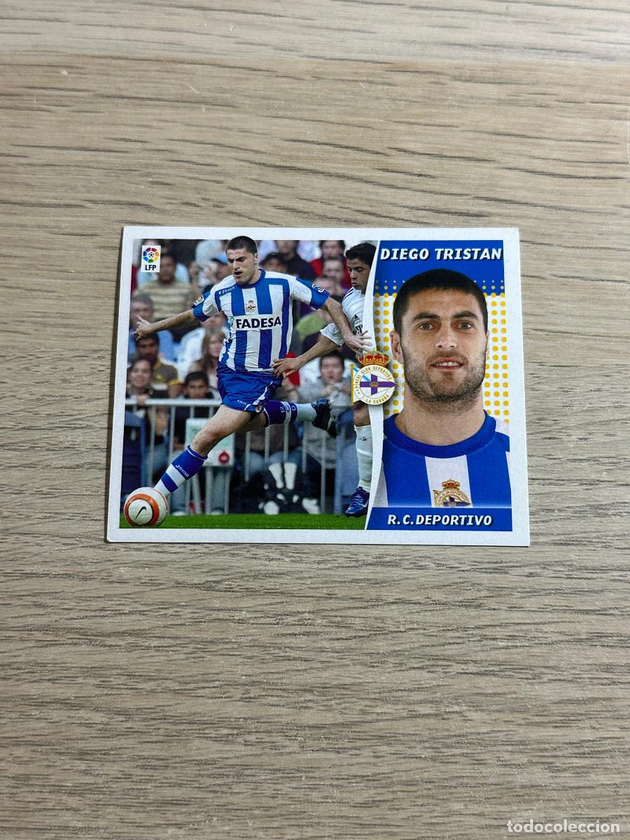 Cromos de f&uacute;tbol: DIEGO TRISTAN DEPORTIVO COLECCIONES ESTE LIGA 2006 2007 06 07 SIN PEGAR NUNCA PEGADO
