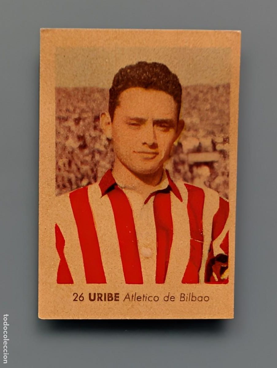 Cromos de f&uacute;tbol: RARO CROMO NUEVO RARE MINT CARD URIBE ATHLETIC ATLETICO BILBAO RUIZ ROMERO 1955 1955/56 1956 VIZCAYA