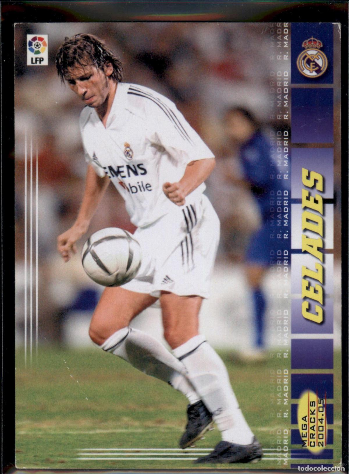 Cromos de f&uacute;tbol: Celdaes Nueva Ficha N&ordm; 172 Bis Real Madrid La Liga LFP Megacracks 2004 2005 Panini 04 05