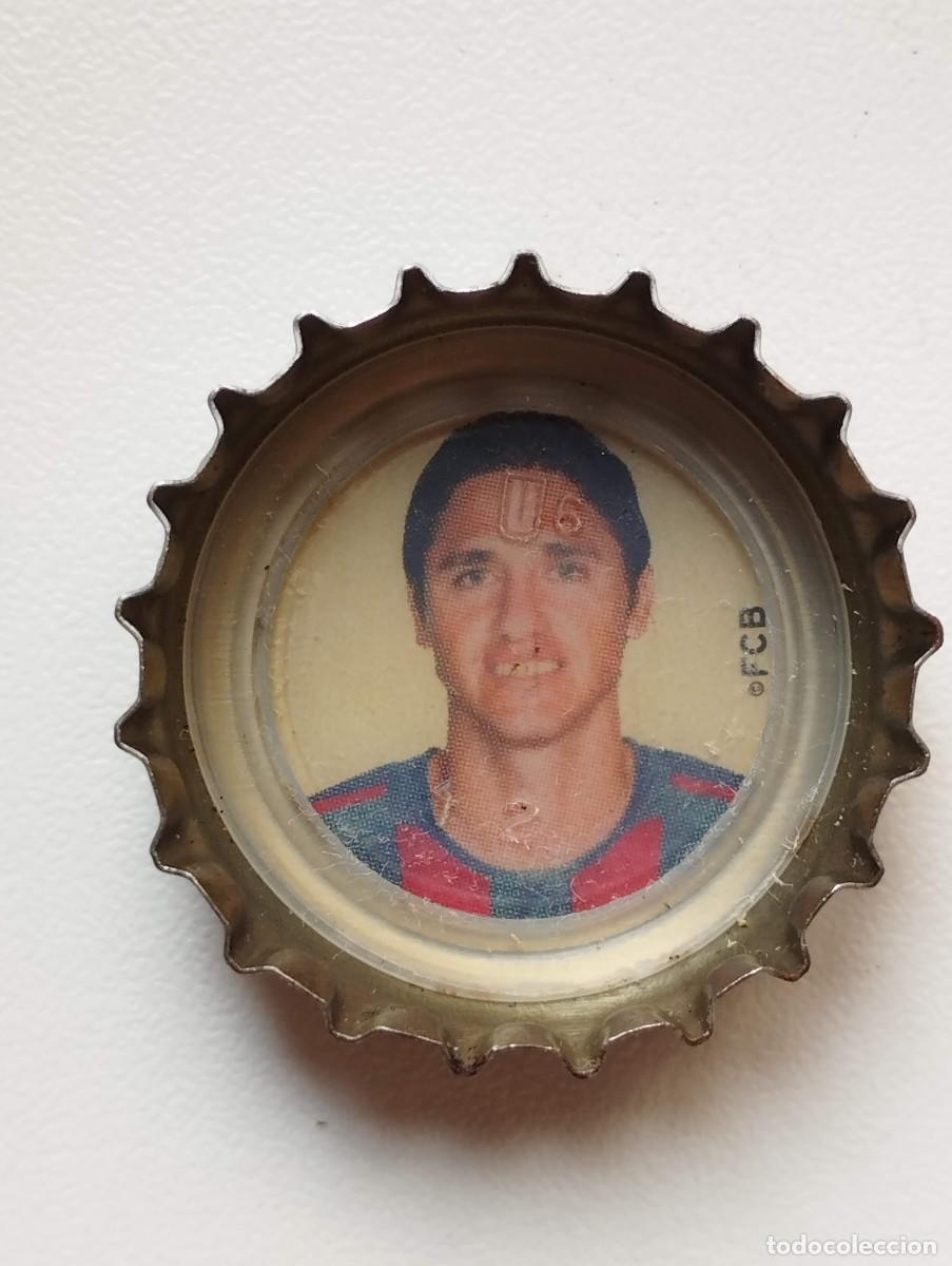 Football Stickers: CHAPA, TAPA CORONA COCA COLA - CAPS - TAPON - FC BARCELONA 2005 FONDO BLANCO EDMILSON