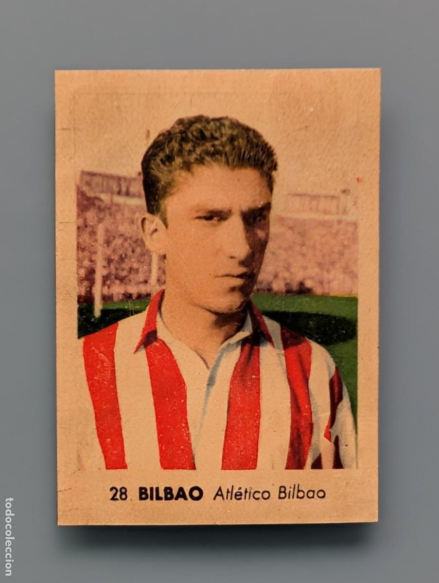 Figurine di Calcio: MUY DIFICIL CROMO RARE CARD BILBAO ATHLETIC ATLETICO ED RUIZ ROMERO 1955 1955/56 1956 VIZCAYA
