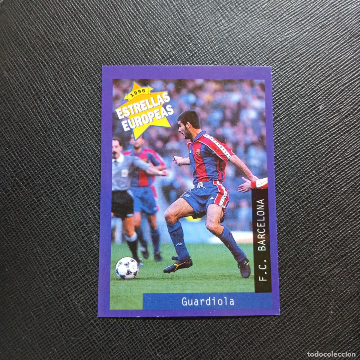 Cromos de f&uacute;tbol: 42 GUARDIOLA BARCELONA PANINI ESTRELLAS EUROPEAS 1996 CROMO FUTBOL 96 - A33 PG27