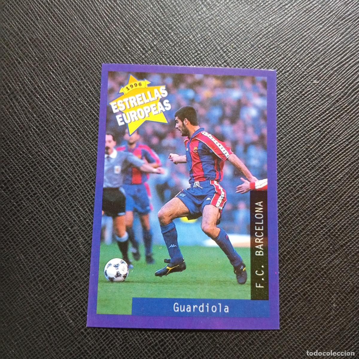 Cromos de f&uacute;tbol: 42 GUARDIOLA BARCELONA PANINI ESTRELLAS EUROPEAS 1996 CROMO FUTBOL 96 - A33 PG27 B