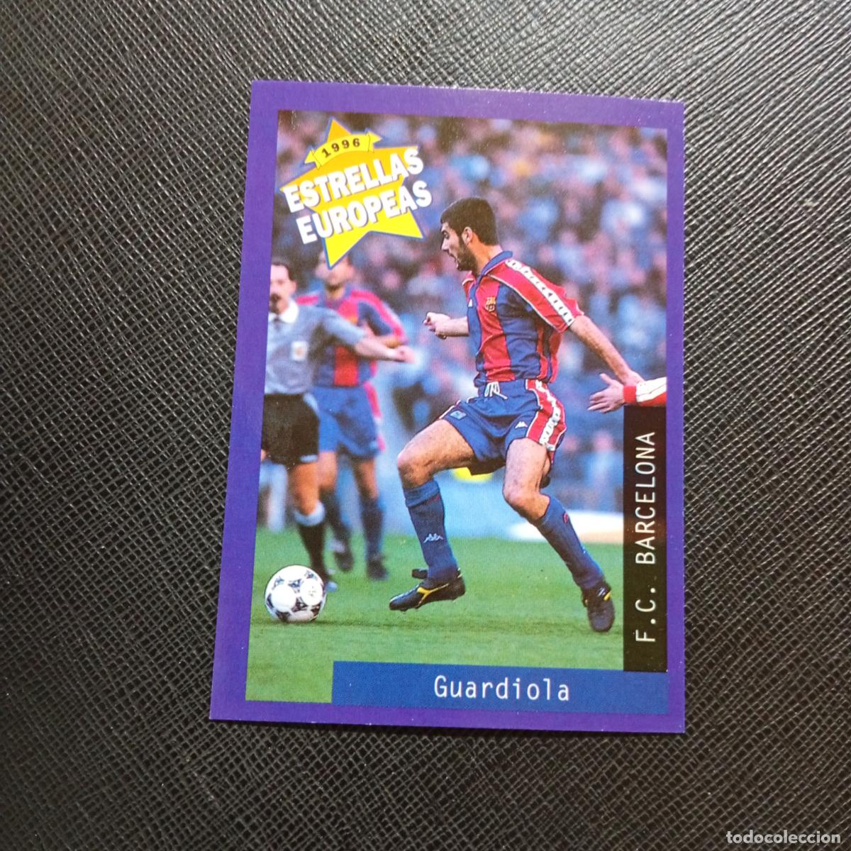 Cromos de f&uacute;tbol: 42 GUARDIOLA BARCELONA PANINI ESTRELLAS EUROPEAS 1996 CROMO FUTBOL 96 - A33 PG26