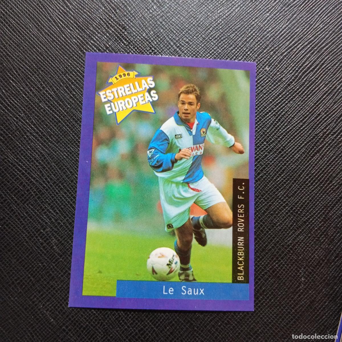 Cromos de f&uacute;tbol: 37 LE SAUX BLACKBURN ROVERS PANINI ESTRELLAS EUROPEAS 1996 CROMO FUTBOL 96 - A33 PG27