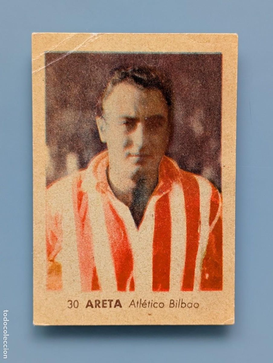 Cromos de f&uacute;tbol: MUY DIFICIL CROMO RARE CARD ARETA ATHLETIC ATLETICO BILBAO ED RUIZ ROMERO 1955 1955/56 1956 VIZCAYA