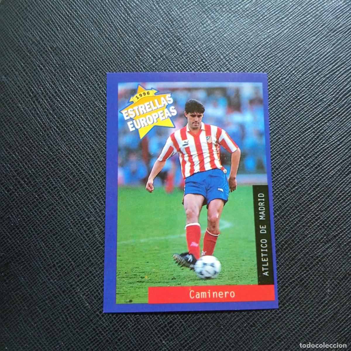 Football Stickers: 49 CAMINERO AT MADRID PANINI ESTRELLAS EUROPEAS 1996 CROMO FUTBOL 96 - A33 PG29