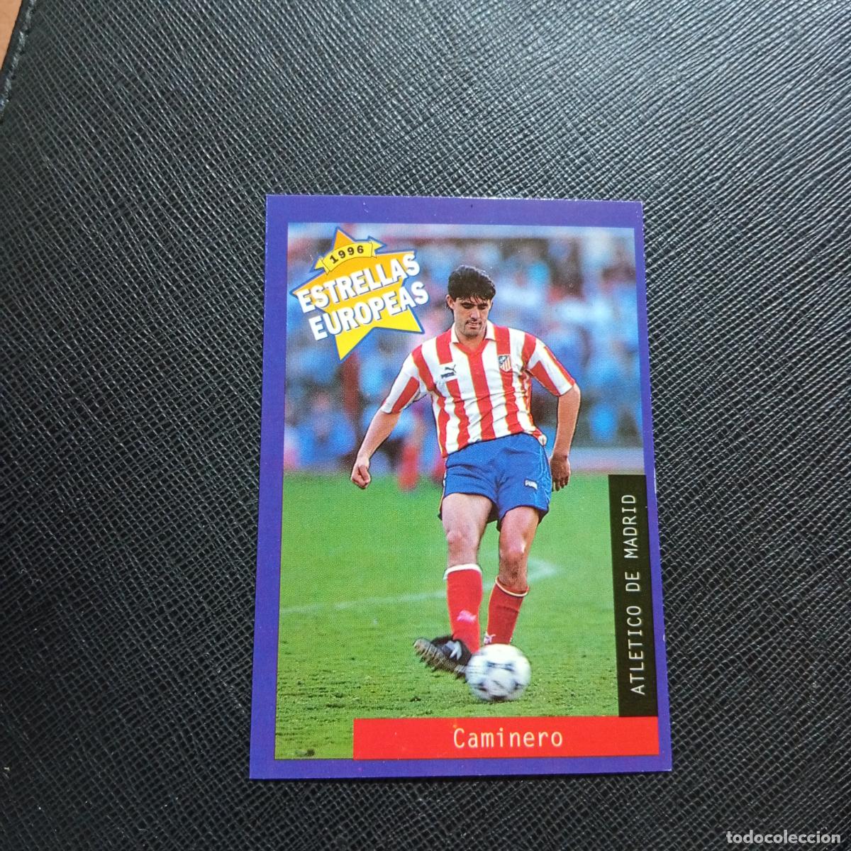 Football Stickers: 49 CAMINERO AT MADRID PANINI ESTRELLAS EUROPEAS 1996 CROMO FUTBOL 96 - A33 PG29 B
