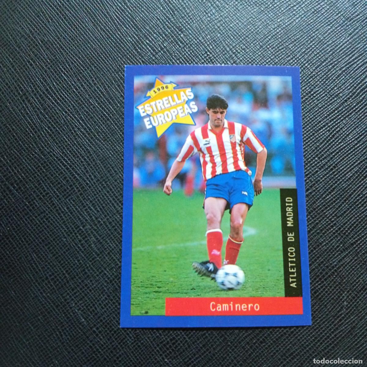 Fu&szlig;ball-Sticker: 49 CAMINERO AT MADRID PANINI ESTRELLAS EUROPEAS 1996 CROMO FUTBOL 96 - A33 PG28 B
