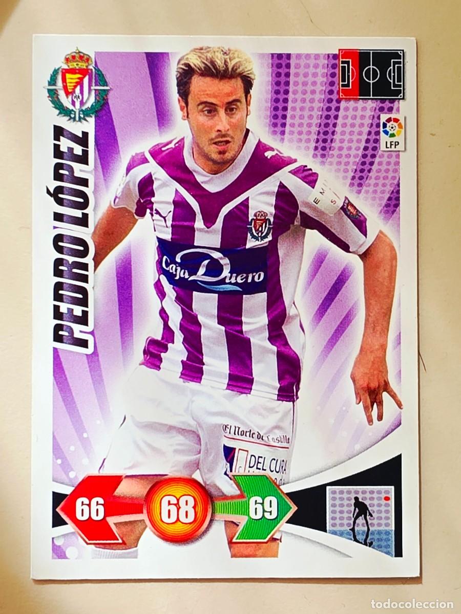 Cromos de f&uacute;tbol: 290 Pedro L&oacute;pez, Real Valladolid, Panini Adrenalyn XL liga bbva 2009 2010 09 10