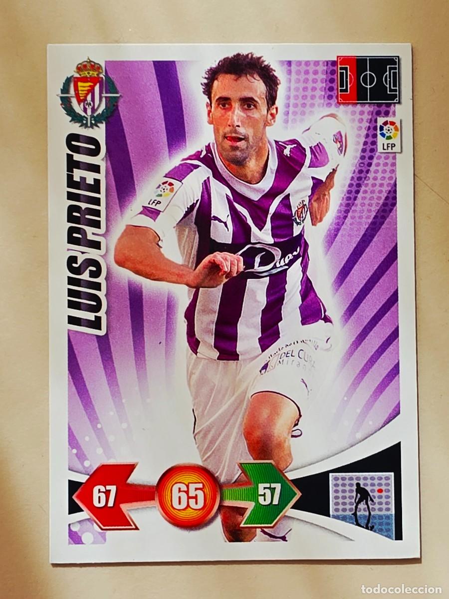 Cromos de f&uacute;tbol: 292 Luis Prieto, Real Valladolid, Panini Adrenalyn XL liga bbva 2009 2010 09 10