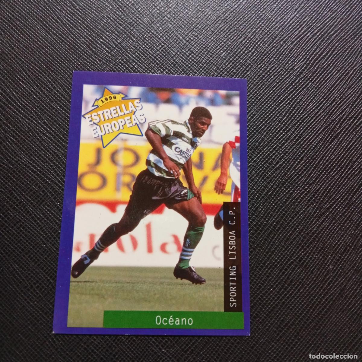 Cartes &agrave; collectionner de Football: 84 OCEANO SPORTING LISBOA PANINI ESTRELLAS EUROPEAS 1996 CROMO FUTBOL 96 - A33 PG30