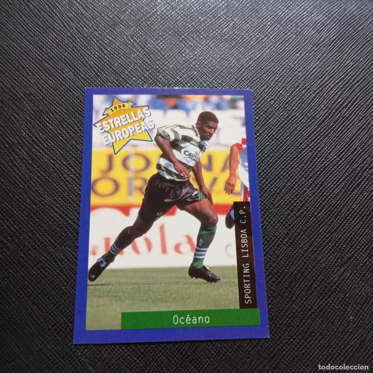Fu&szlig;ball-Sticker: 84 OCEANO SPORTING LISBOA PANINI ESTRELLAS EUROPEAS 1996 CROMO FUTBOL 96 - A33 PG30 B