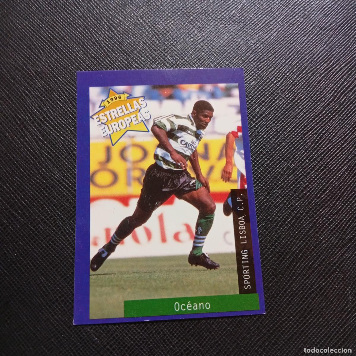 Figurine di Calcio: 84 OCEANO SPORTING LISBOA PANINI ESTRELLAS EUROPEAS 1996 CROMO FUTBOL 96 - A33 PG31