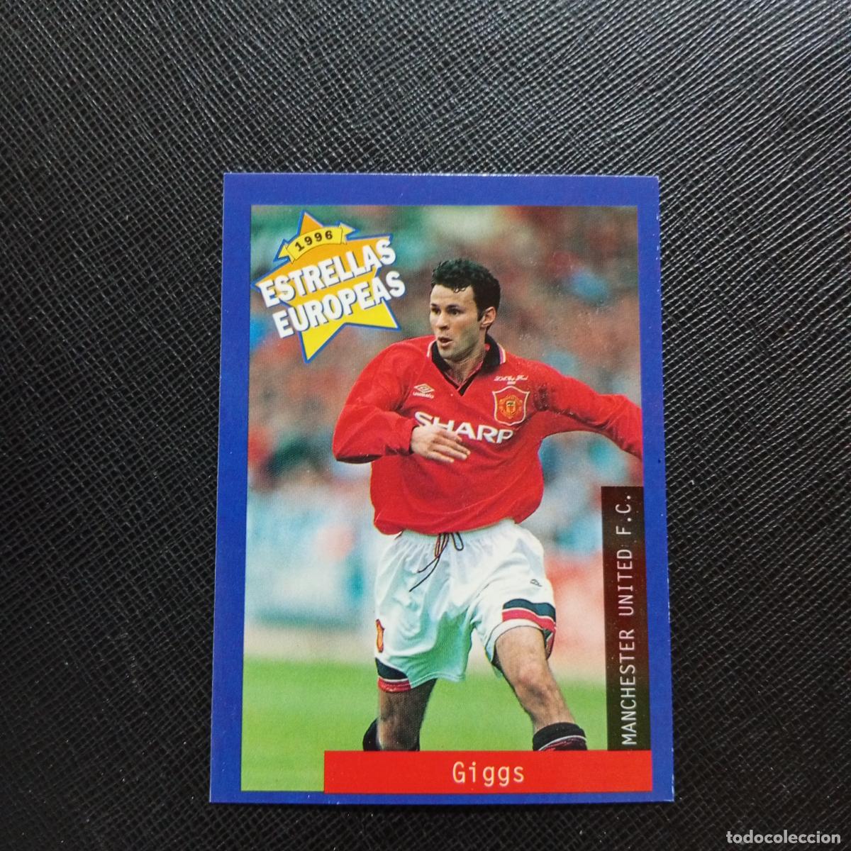 Fu&szlig;ball-Sticker: 66 GIGGS MANCHESTER UNITED PANINI ESTRELLAS EUROPEAS 1996 CROMO FUTBOL 96 - A33 PG30