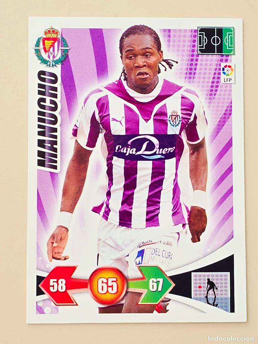 Fu&szlig;ball-Sticker: 305 Manucho, Real Valladolid, Panini Adrenalyn XL liga bbva 2009 2010 09 10