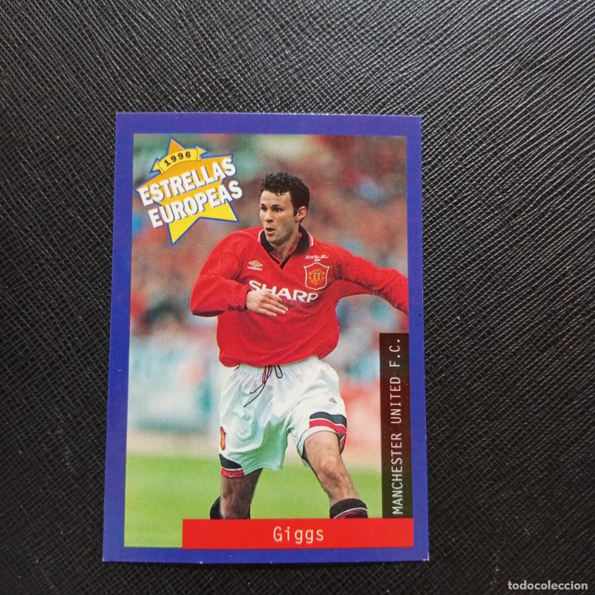 Fu&szlig;ball-Sticker: 66 GIGGS MANCHESTER UNITED PANINI ESTRELLAS EUROPEAS 1996 CROMO FUTBOL 96 - A33 PG31