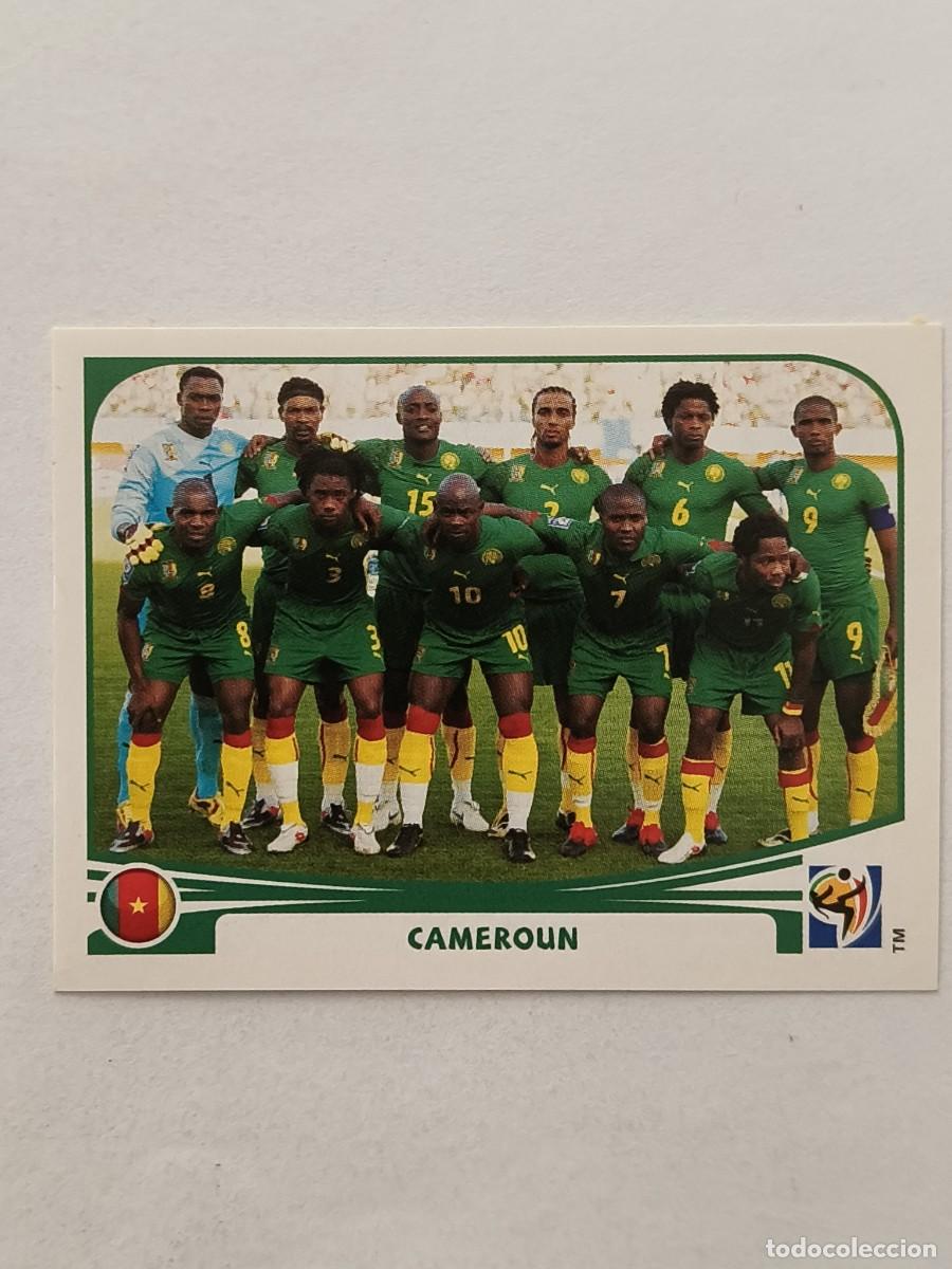 Fu&szlig;ball-Sticker: #391 ALINEACION (CAMERUN) MUNDIAL SUDAFRICA 2010 PANINI