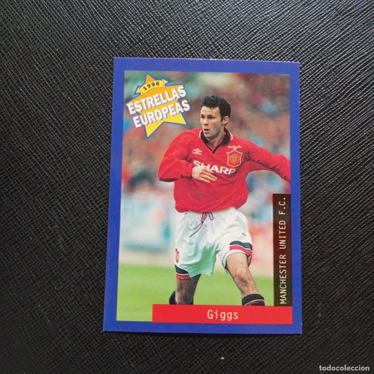 Fu&szlig;ball-Sticker: 66 GIGGS MANCHESTER UNITED PANINI ESTRELLAS EUROPEAS 1996 CROMO FUTBOL 96 - A33 PG32