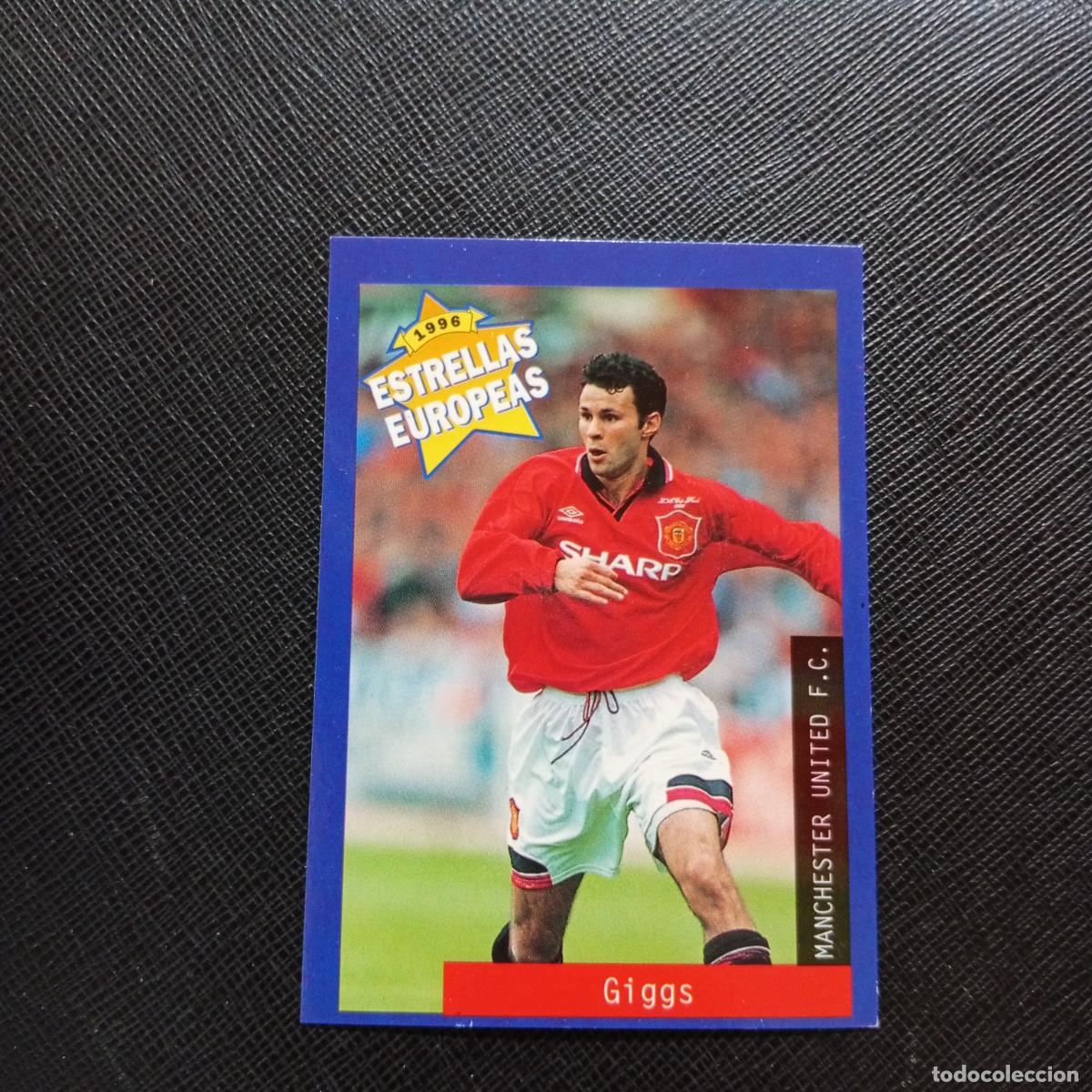 Fu&szlig;ball-Sticker: 66 GIGGS MANCHESTER UNITED PANINI ESTRELLAS EUROPEAS 1996 CROMO FUTBOL 96 - A33 PG32 B