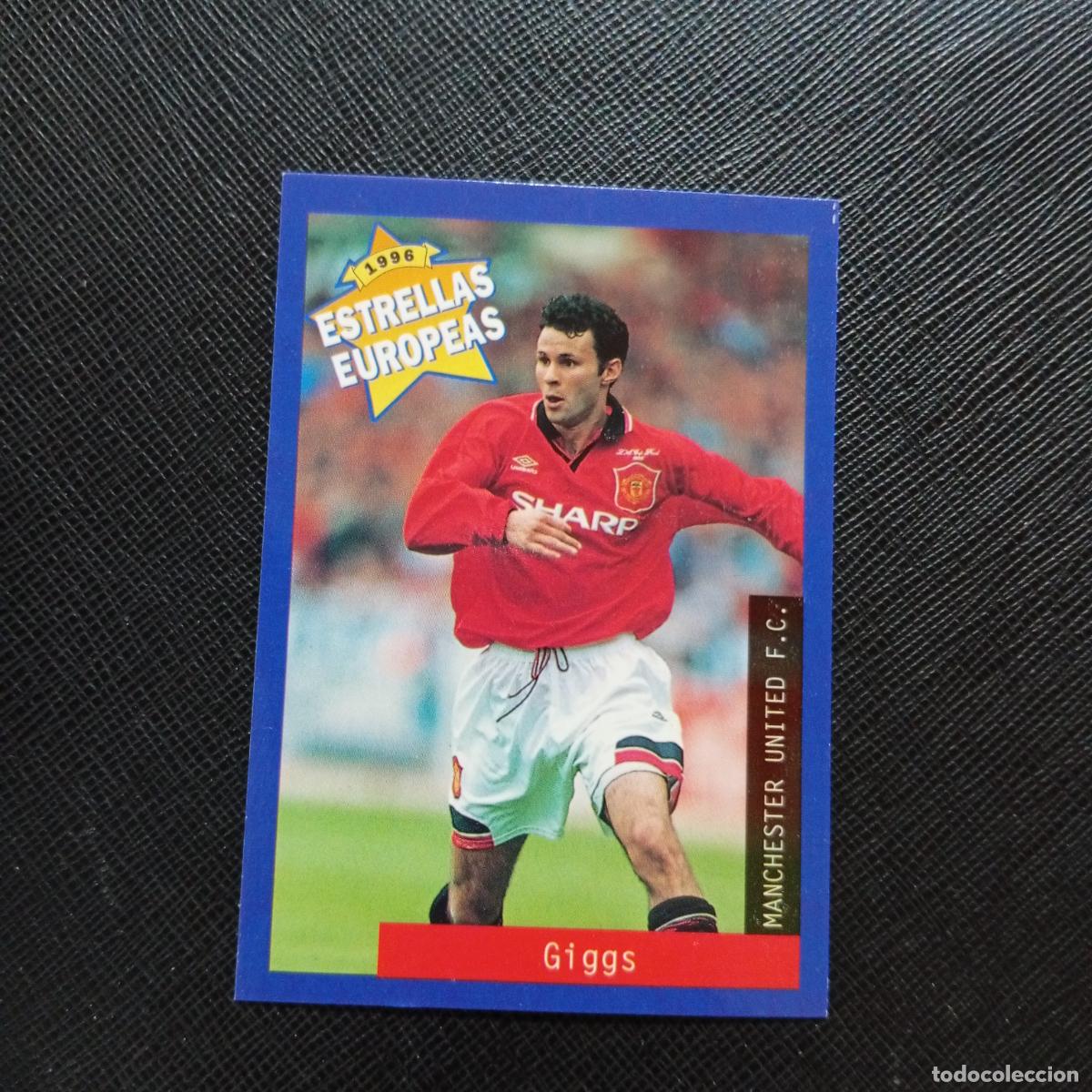 Fu&szlig;ball-Sticker: 66 GIGGS MANCHESTER UNITED PANINI ESTRELLAS EUROPEAS 1996 CROMO FUTBOL 96 - A33 PG33
