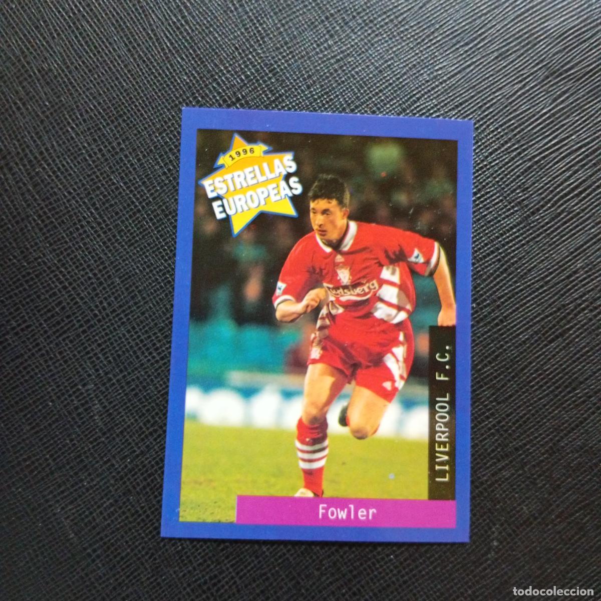 Football Stickers: 62 FOWLER LIVERPOOL PANINI ESTRELLAS EUROPEAS 1996 CROMO FUTBOL 96 - A33 PG33 B